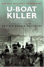 Front cover of U-boat killer by Donald G. F. W. Macintyre