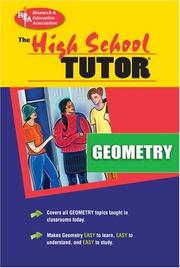 Cover of The High school geometry tutor by Unknown