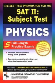 Front cover of The Best test preparation for the College Board achievement test in physics by D. K. Bross