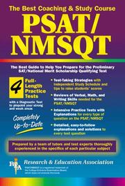 Front cover of The best coaching and study course for the PSAT/NMSQT by Robert Bell