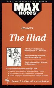 Cover of The Iliad (MAXNotes Literature Guides) (MAXnotes) by Beth L. Tanis