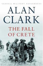 Front cover of The fall of Crete by Alan Clark