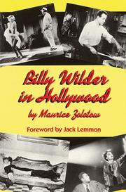 Front cover of Billy Wilder in Hollywood by Maurice Zolotow