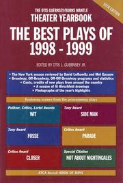 Cover of The Best Plays of 1998-1999 (Best Plays) by Otis L. Guernsey, Jr.