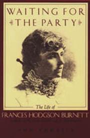 Cover of Waiting for the party by Ann Thwaite