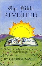 Front cover of The Bible revisited by George Savitt