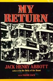 Cover of My return by Jack Henry Abbott