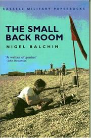 Cover of The small back room by Nigel Balchin