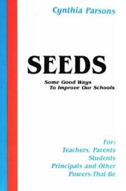 Cover of Seeds by Cynthia Parsons