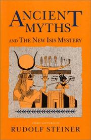 Front cover of Ancient myths and the New Isis mystery by Rudolf Steiner