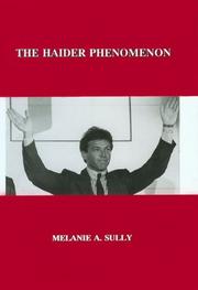 Cover of The Haider phenomenon by Melanie A. Sully