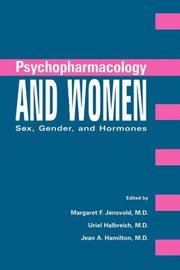 Front cover of Psychopharmacology and women by Jean A. Hamilton