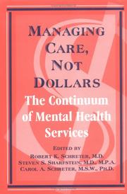Cover of Managing care, not dollars by Steven S. Sharfstein