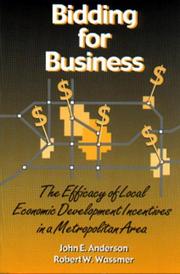 Front cover of Bidding for Business by John E. Anderson