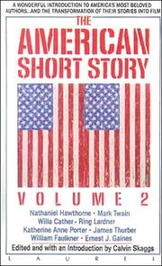 Front cover of American Short Story by Calvin Skaggs