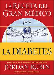 Front cover of La receta del Gran Médico para la diabetes by Jordan Rubin