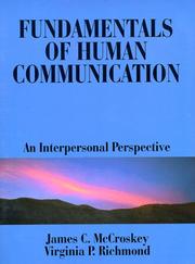 Front cover of Fundamentals of human communication by James C. McCroskey