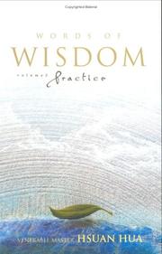Front cover of Words of Wisdom by Hsuan Hua