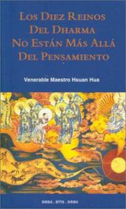 Front cover of Los diez reinos del Dharma no están más allá del pensamiento by Hsuan Hua