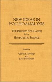 Front cover of New ideas in psychoanalysis by Reed Brockbank