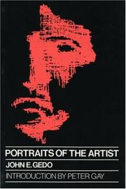 Front cover of Portraits of the artist by John E. Gedo