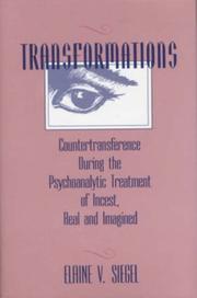 Cover of Transformations by Elaine V. Siegel