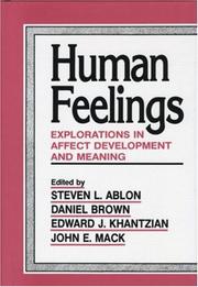 Cover of Human feelings by Steven L. Ablon