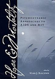 Cover of Hope and mortality by Mark J. Blechner