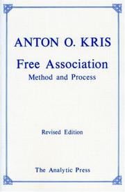 Cover of Free association by Anton O. Kris