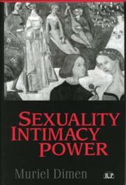 Cover of Sexuality, intimacy, and power by Muriel Dimen