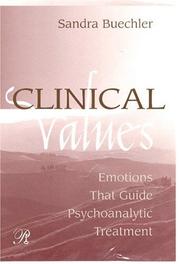 Cover of Clinical Values by Sandra Buechler