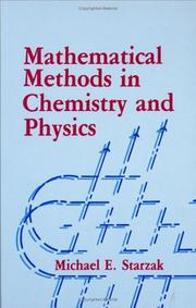 Front cover of Mathematical Methods in Chemistry and Physics by M.E. Starzak