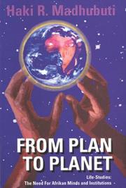 Cover of From plan to planet: life studies by Haki R. Madhubuti