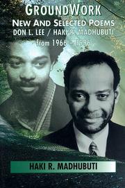 Cover of GroundWork by Haki R. Madhubuti
