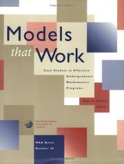 Cover of Models That Work by Alan Tucker
