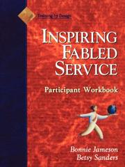 Front cover of Inspiring fabled service by Bonnie Jameson