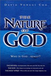 Front cover of The nature of God by Cho, Yong-gi
