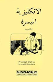 Front cover of Practical English for Arabic Speakers by Audio-Forum