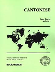 Cover of Cantonese by Elizabeth Latimore Boyle