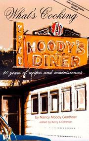 Front cover of What's cooking at Moody's Diner by Nancy Moody Genthner