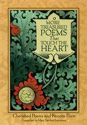 Front cover of More Treasured Poems That Touch the Heart by Mary Sanford Laurence