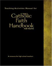 Front cover of Teaching activities manual for the Catholic faith handbook for youth by Steven McGlaun
