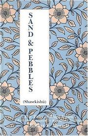 Front cover of Sand and pebbles (Shasekishū) by Mujū Ichien