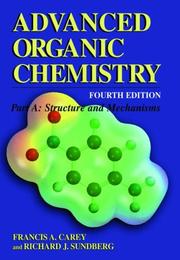 Cover of Advanced organic chemistry by Francis A. Carey