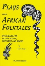 Cover of Plays from African folktales by Carol Korty