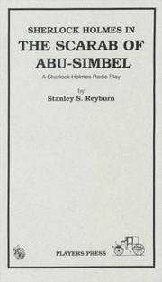 Cover of Sherlock Holmes in the scarab of Abu-Simbel by Stanley S. Reyburn