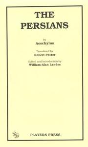 Cover of Πέρσαι (Persai, Persae) by Aeschylus