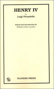 Front cover of Enrico IV by Luigi Pirandello