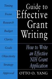 Cover of Guide to Effective Grant Writing by Otto O. Yang