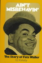 Cover of Ain't misbehavin' by W. T. Ed Kirkeby